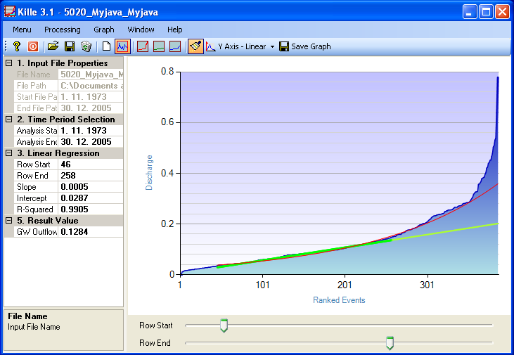 Kille application main window